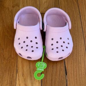 NEW Light Pink Crocs